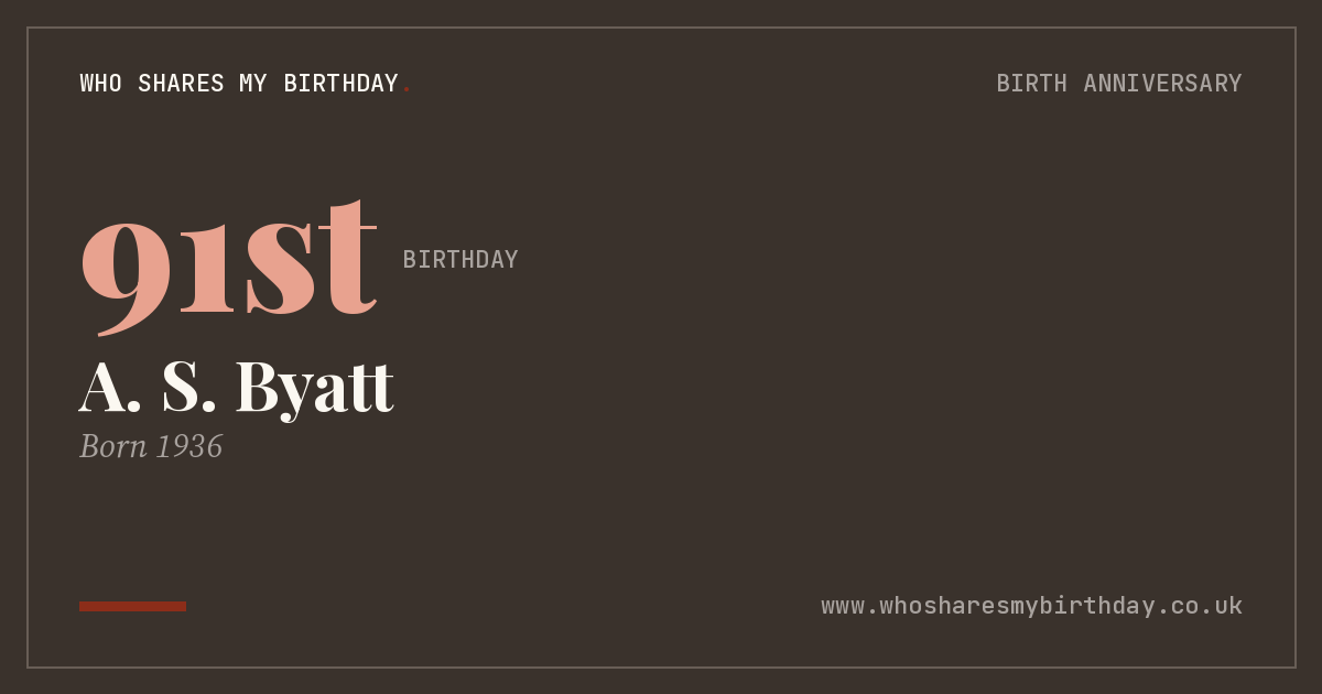 A. S. Byatt