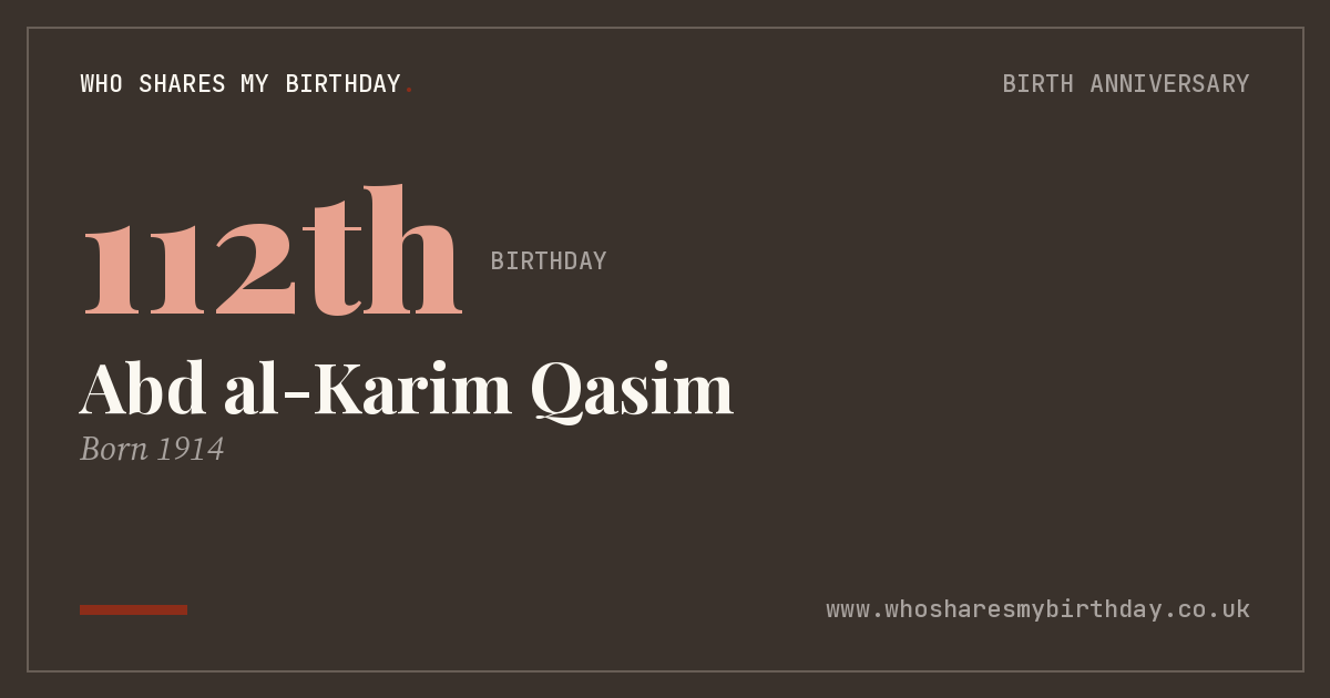 Abd al-Karim Qasim