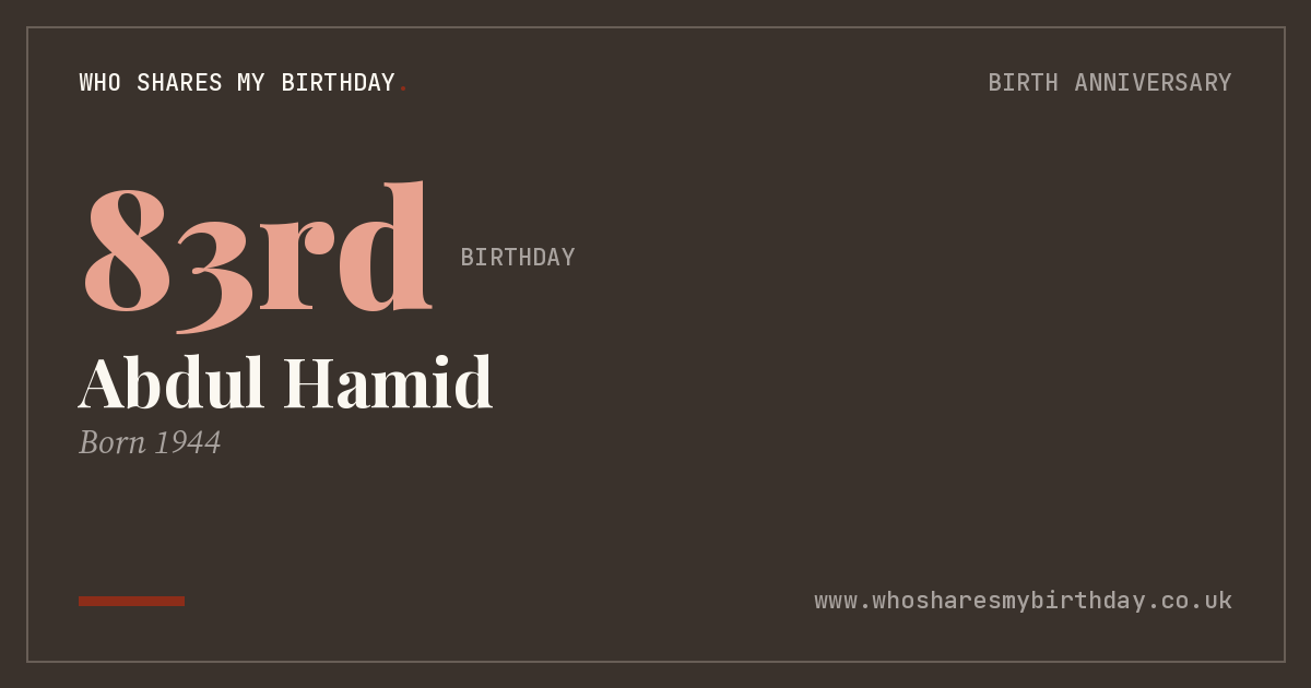 Abdul Hamid