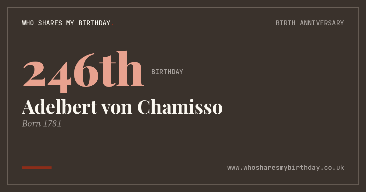 Adelbert von Chamisso