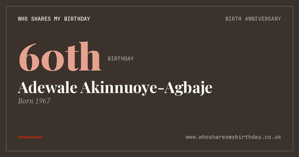 Adewale Akinnuoye-Agbaje
