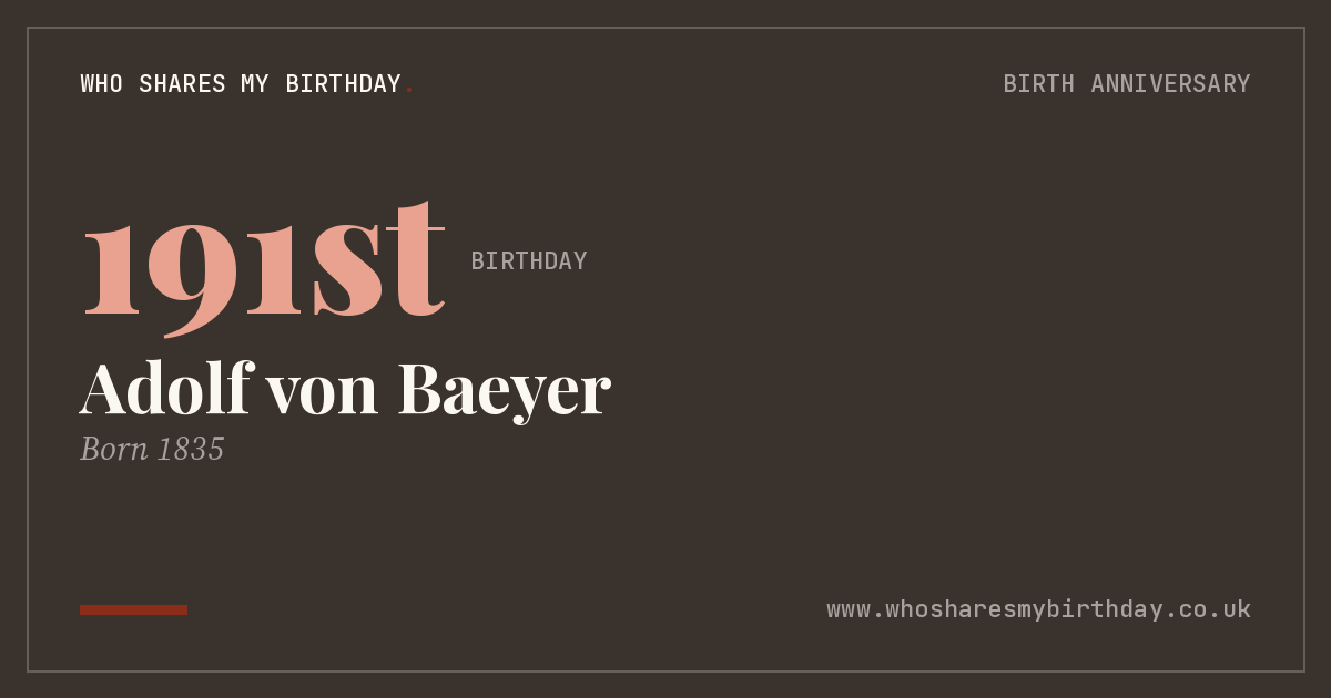 Adolf von Baeyer