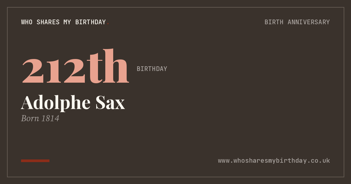 Adolphe Sax