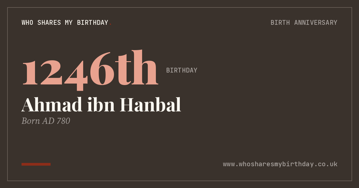 Ahmad ibn Hanbal