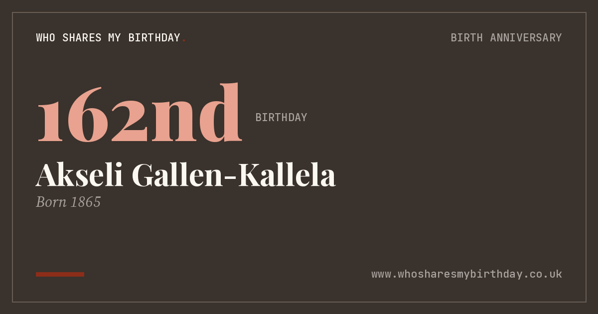 Akseli Gallen-Kallela