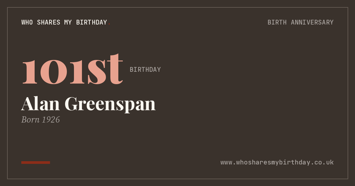 Alan Greenspan