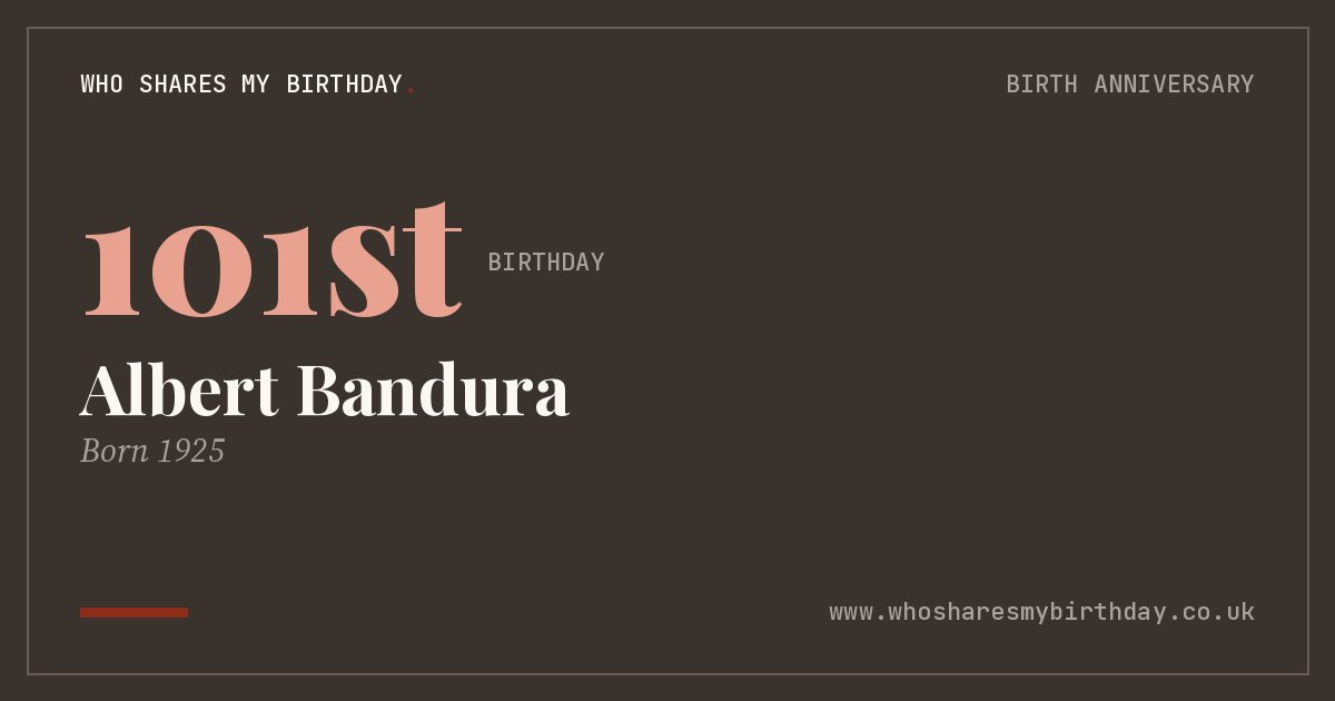 Albert Bandura
