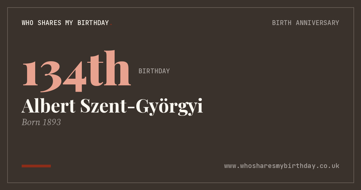 Albert Szent-Györgyi