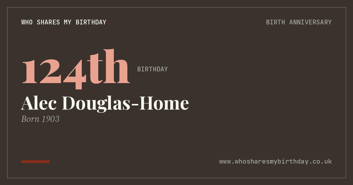 Alec Douglas-Home