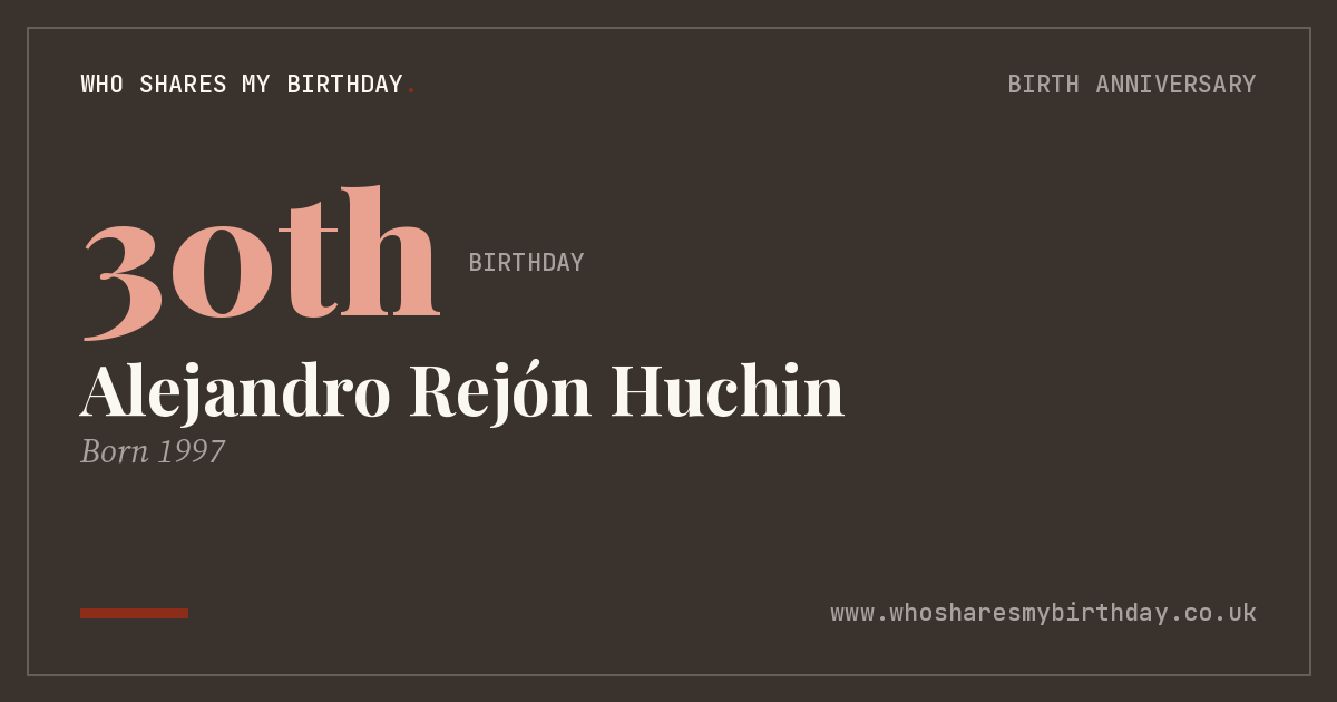 Alejandro Rejón Huchin