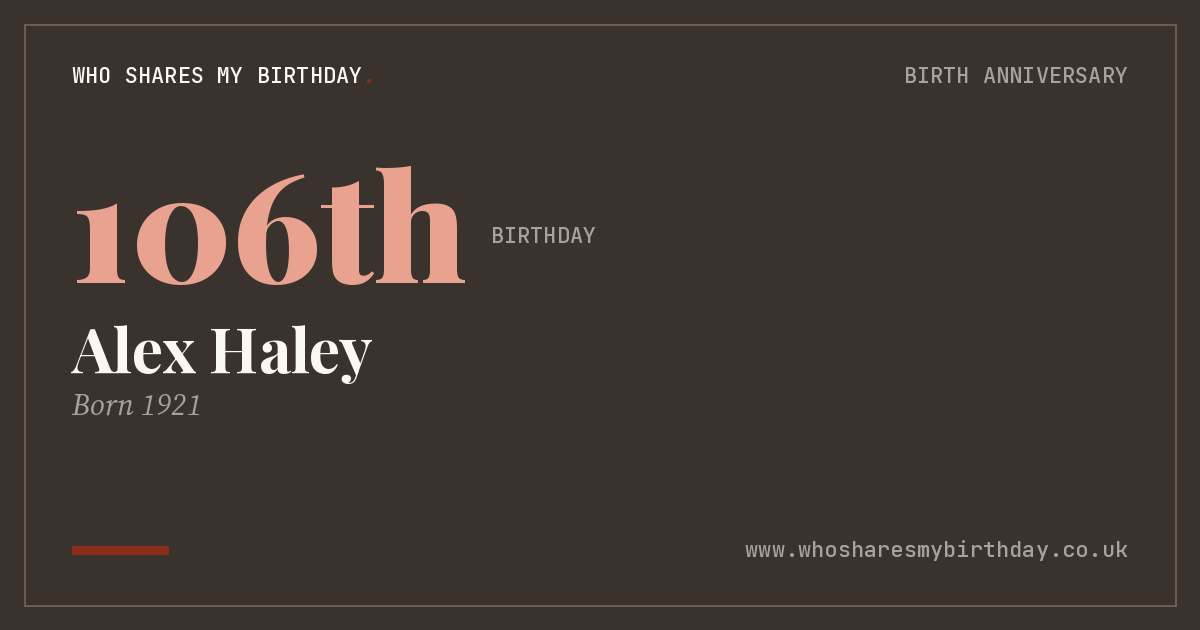 Alex Haley