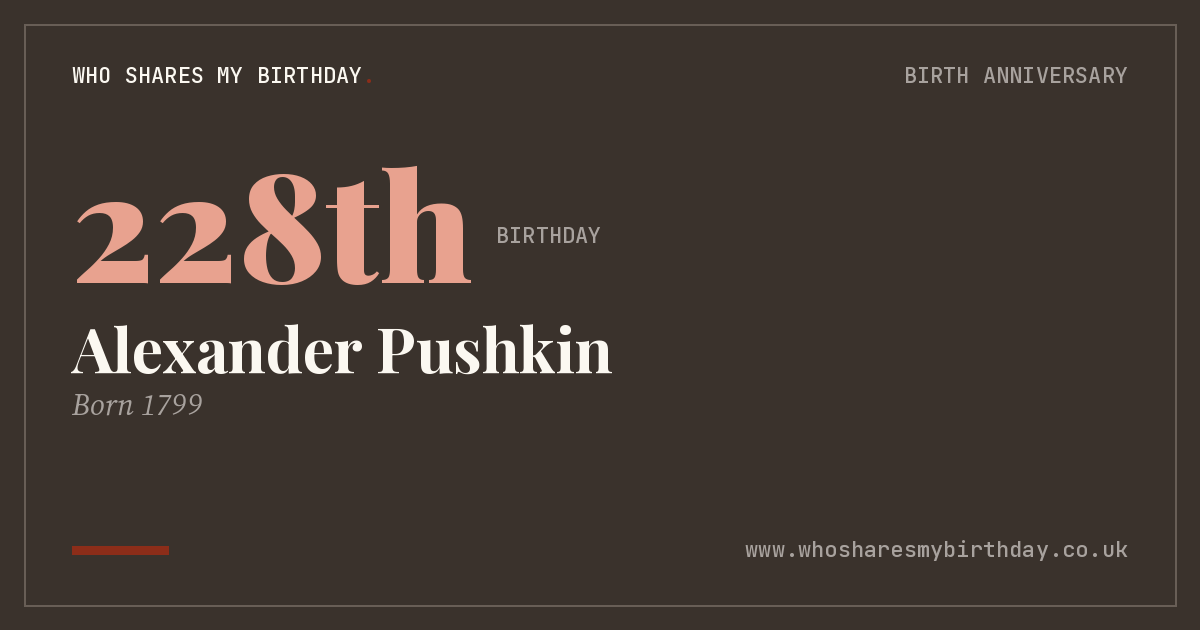 Alexander Pushkin
