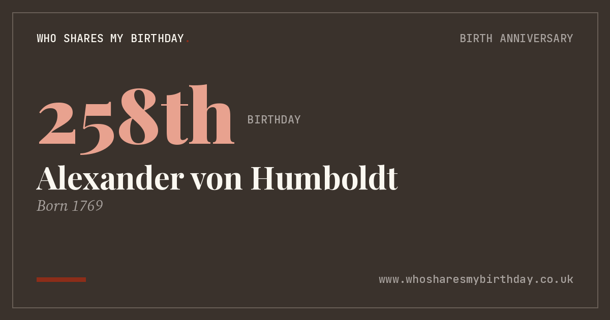 Alexander von Humboldt