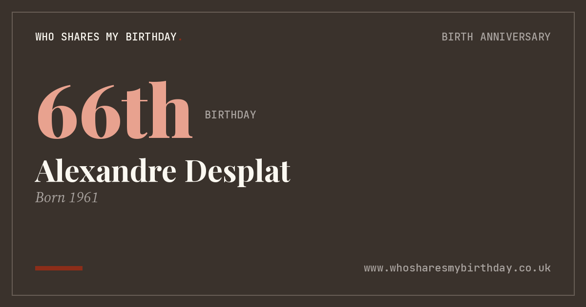 Alexandre Desplat