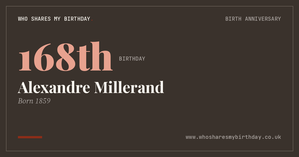 Alexandre Millerand
