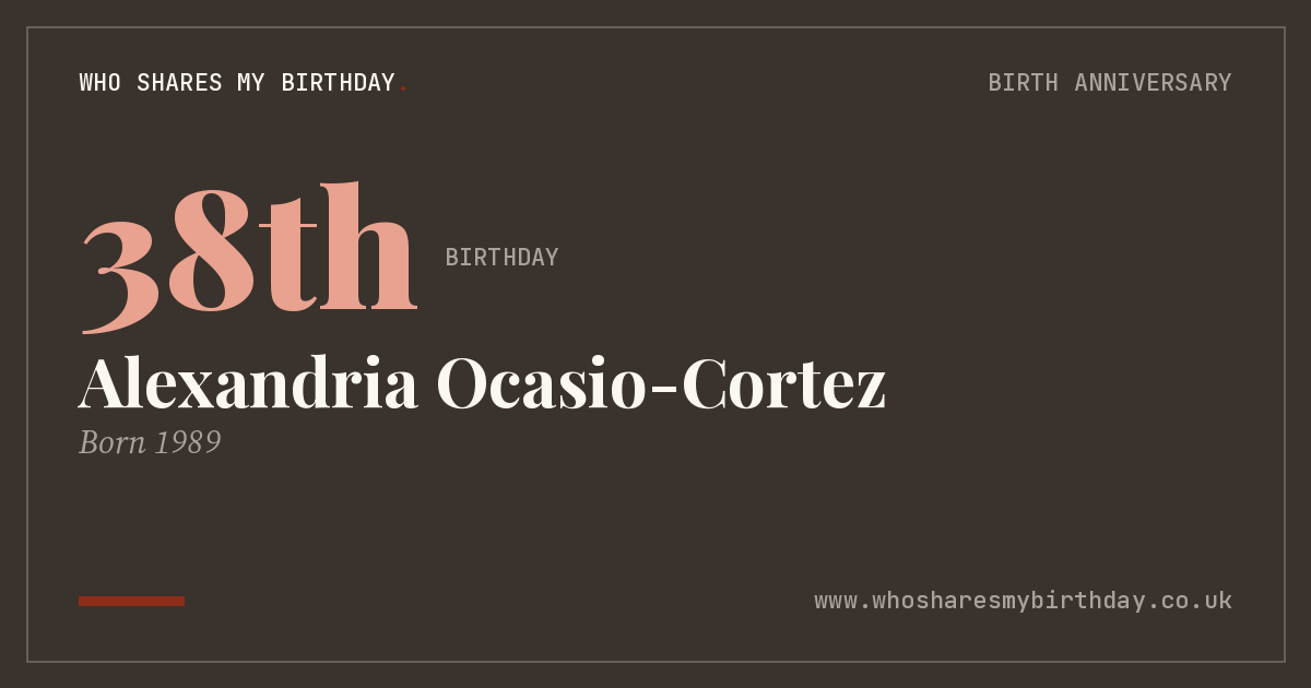 Alexandria Ocasio-Cortez