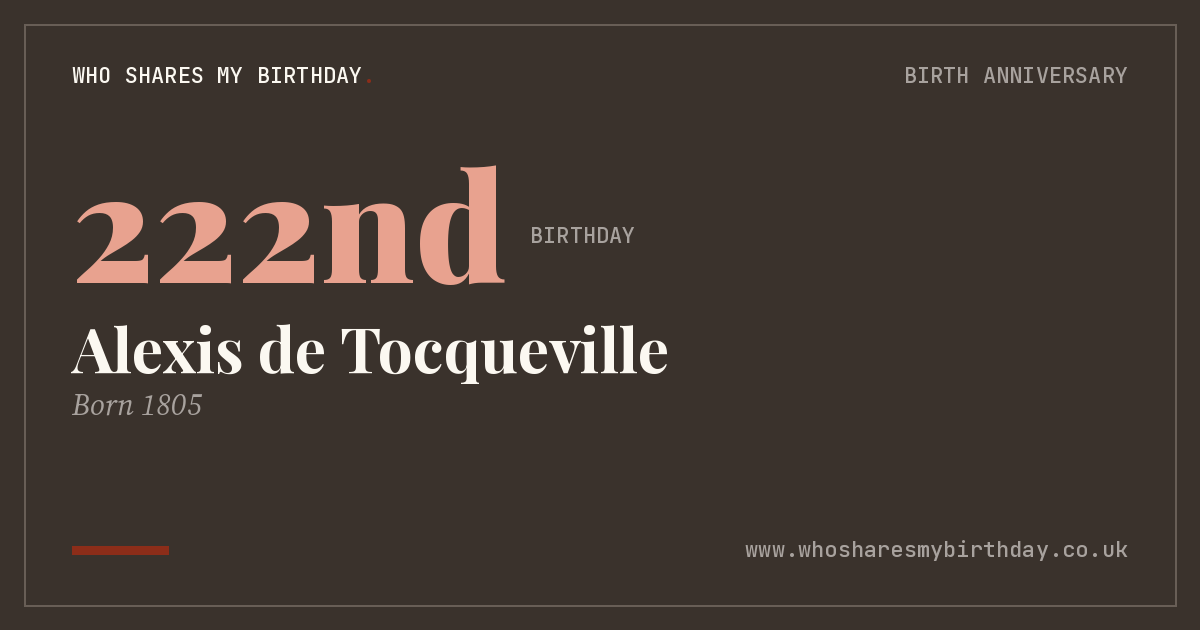 Alexis de Tocqueville