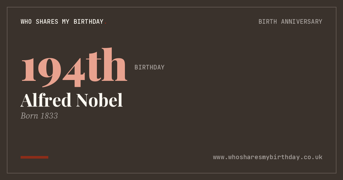 Alfred Nobel
