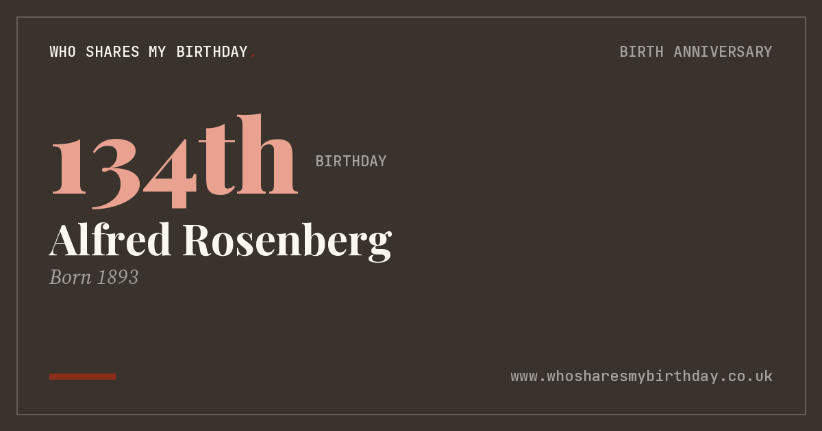 Alfred Rosenberg