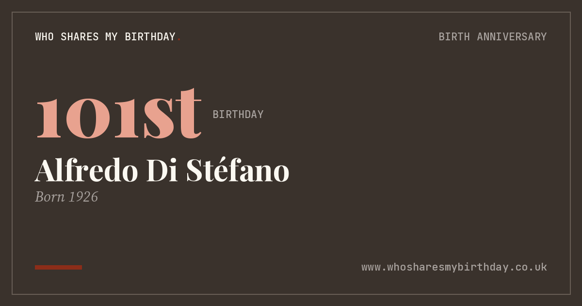 Alfredo Di Stéfano