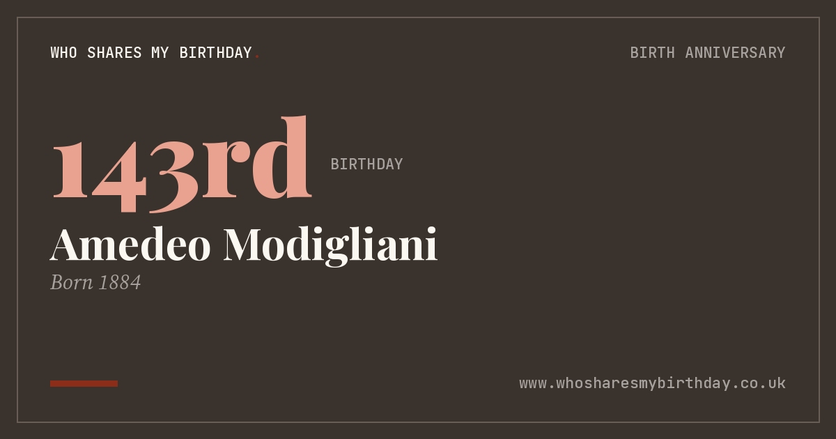 Amedeo Modigliani