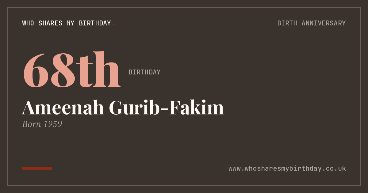 Ameenah Gurib-Fakim