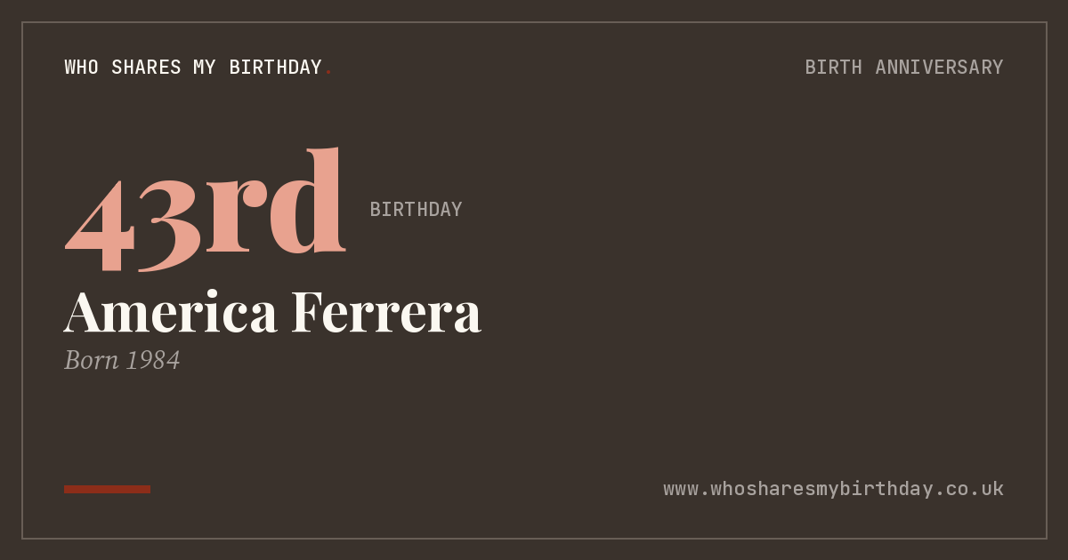 America Ferrera