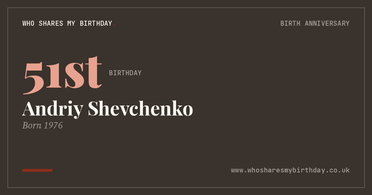 Andriy Shevchenko