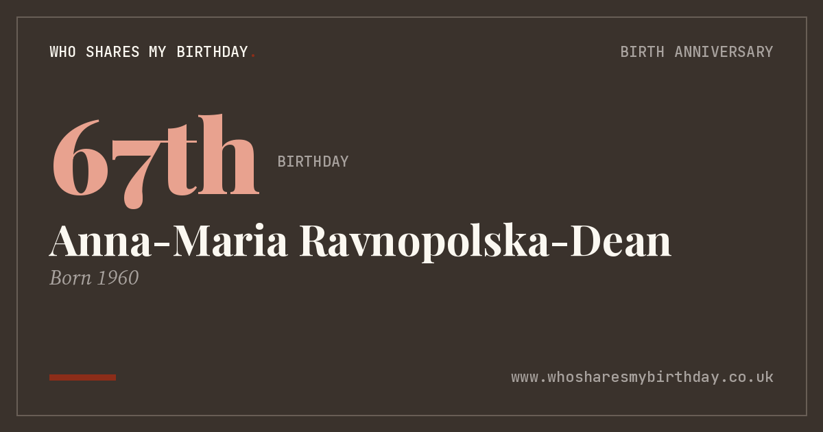 Anna-Maria Ravnopolska-Dean
