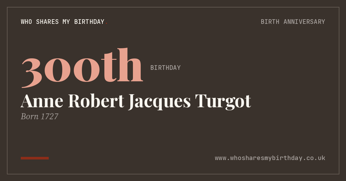Anne Robert Jacques Turgot