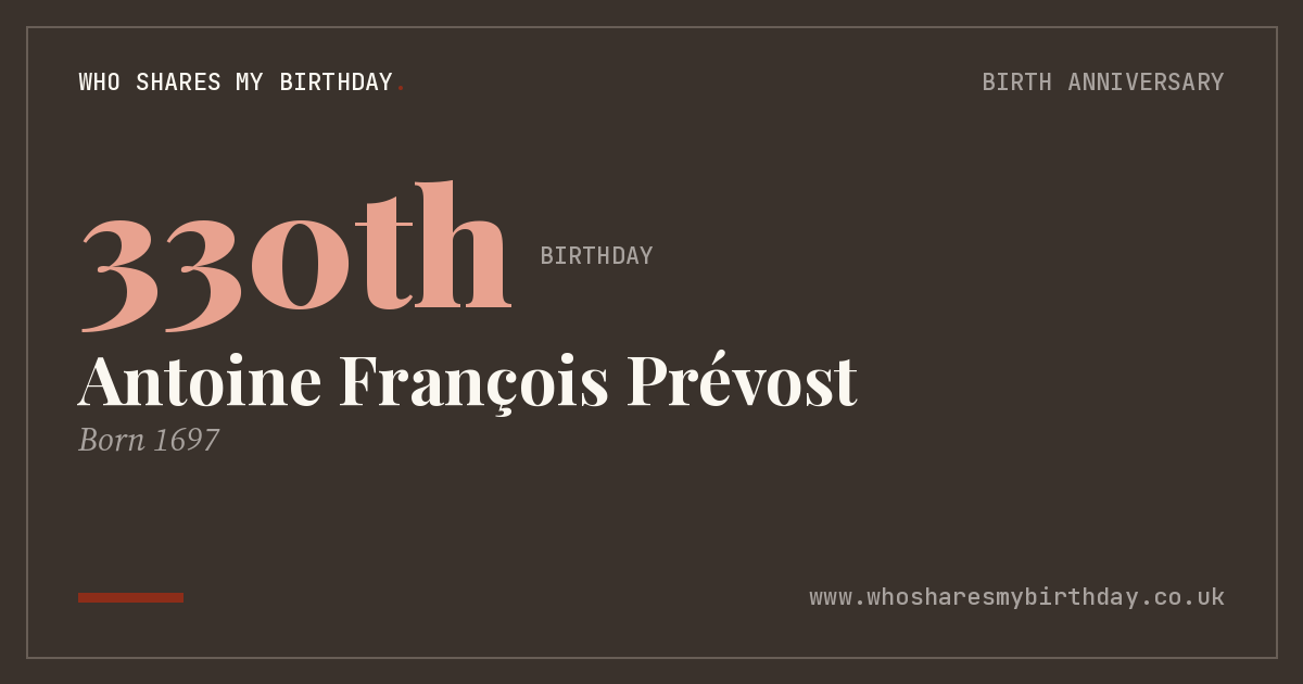 Antoine François Prévost