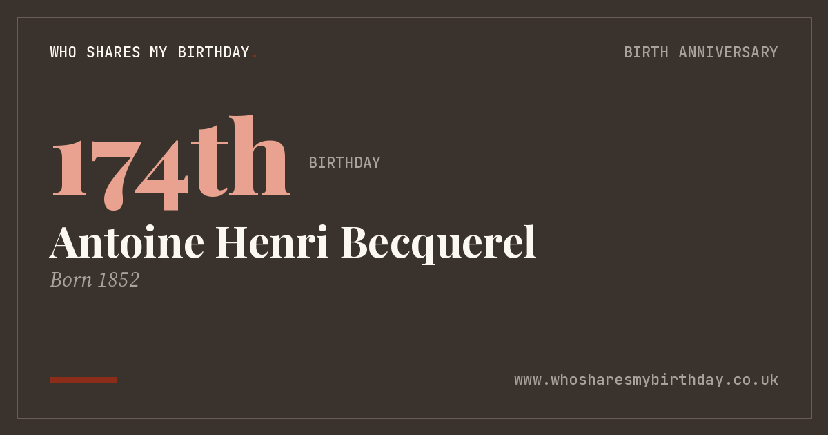 Antoine Henri Becquerel