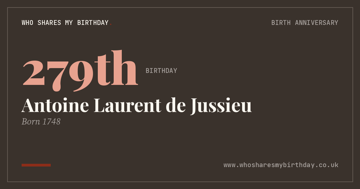 Antoine Laurent de Jussieu