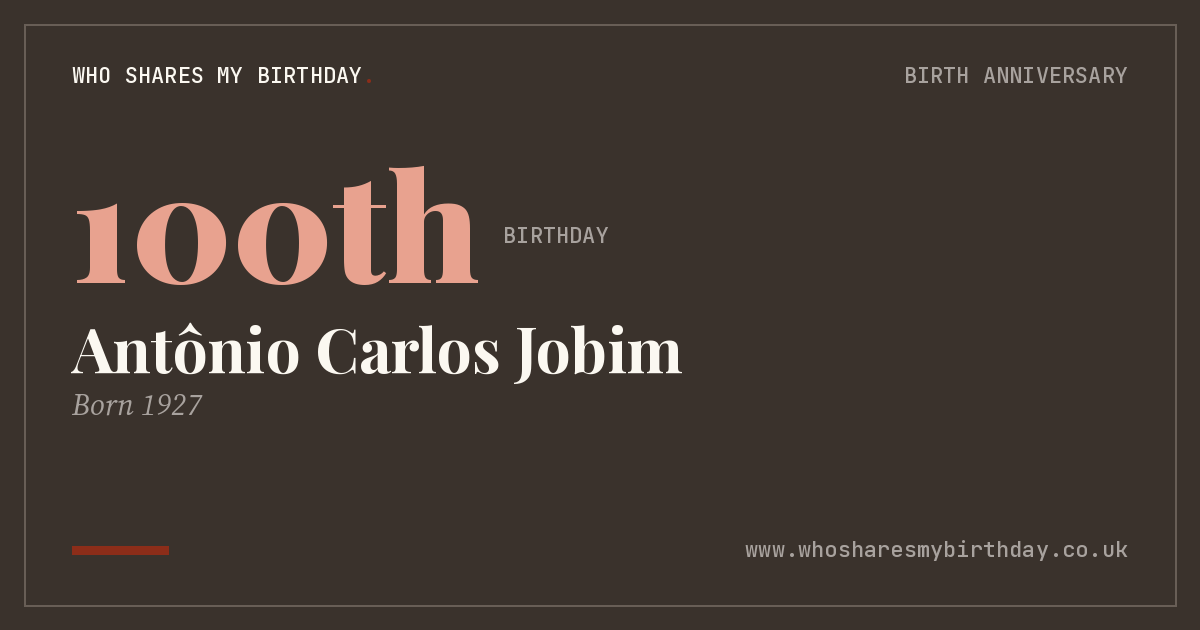 Antônio Carlos Jobim