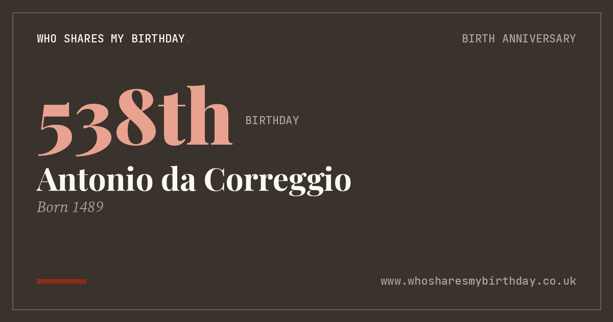 Antonio da Correggio