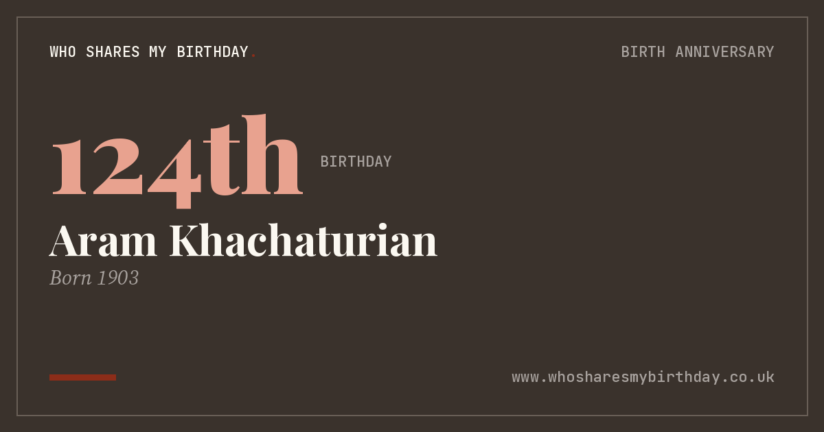 Aram Khachaturian