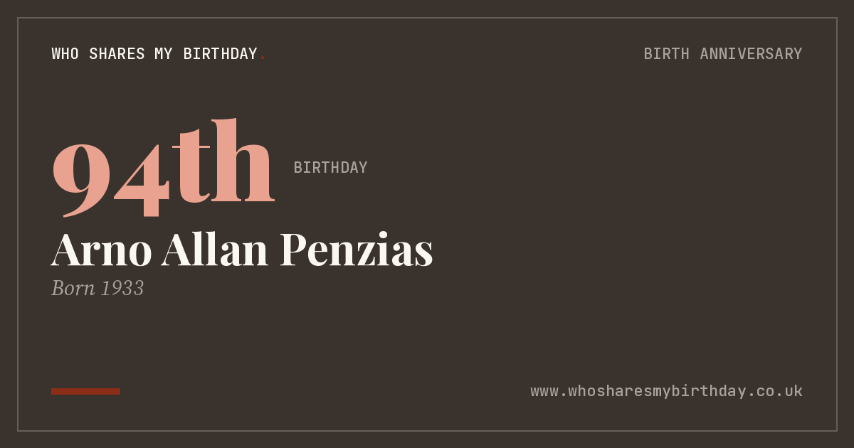 Arno Allan Penzias