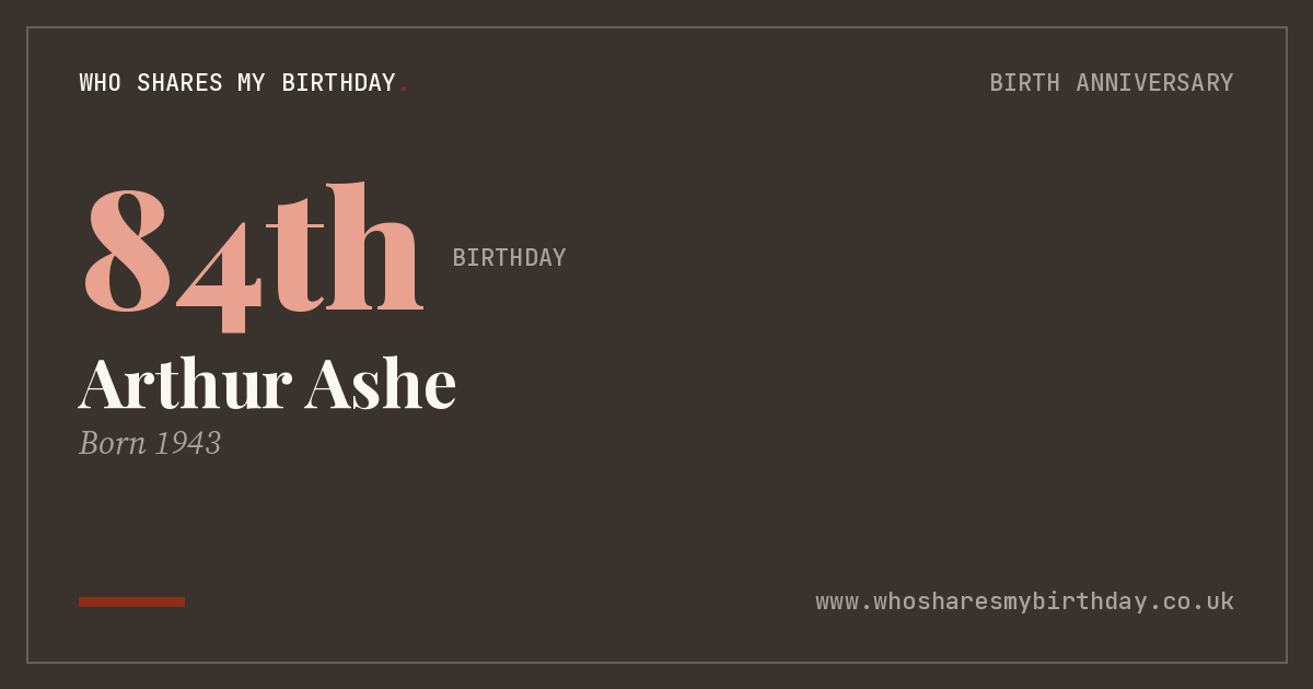 Arthur Ashe