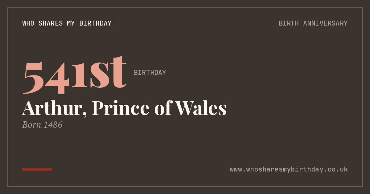 Arthur, Prince of Wales