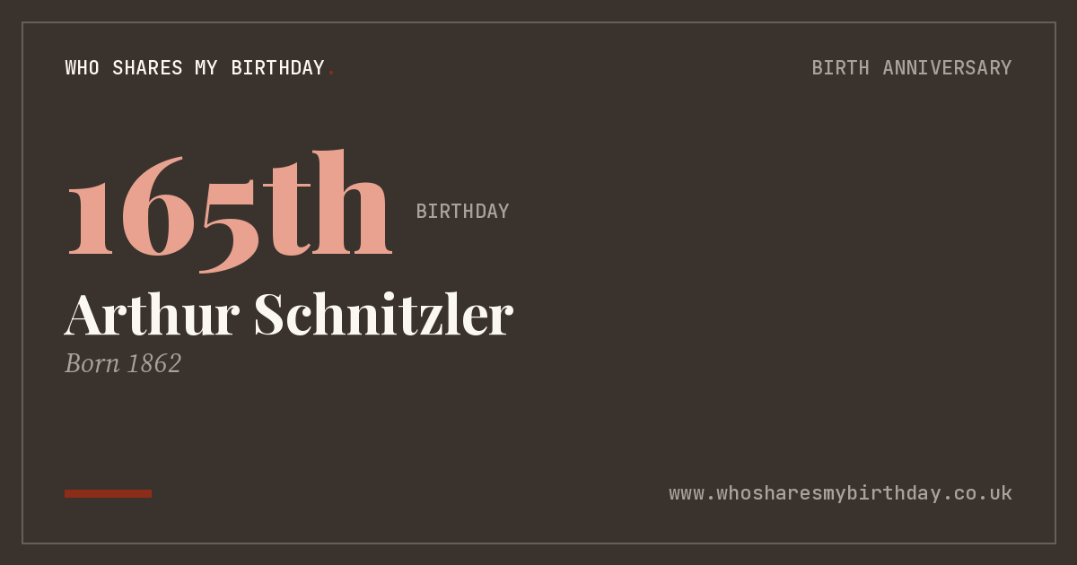 Arthur Schnitzler
