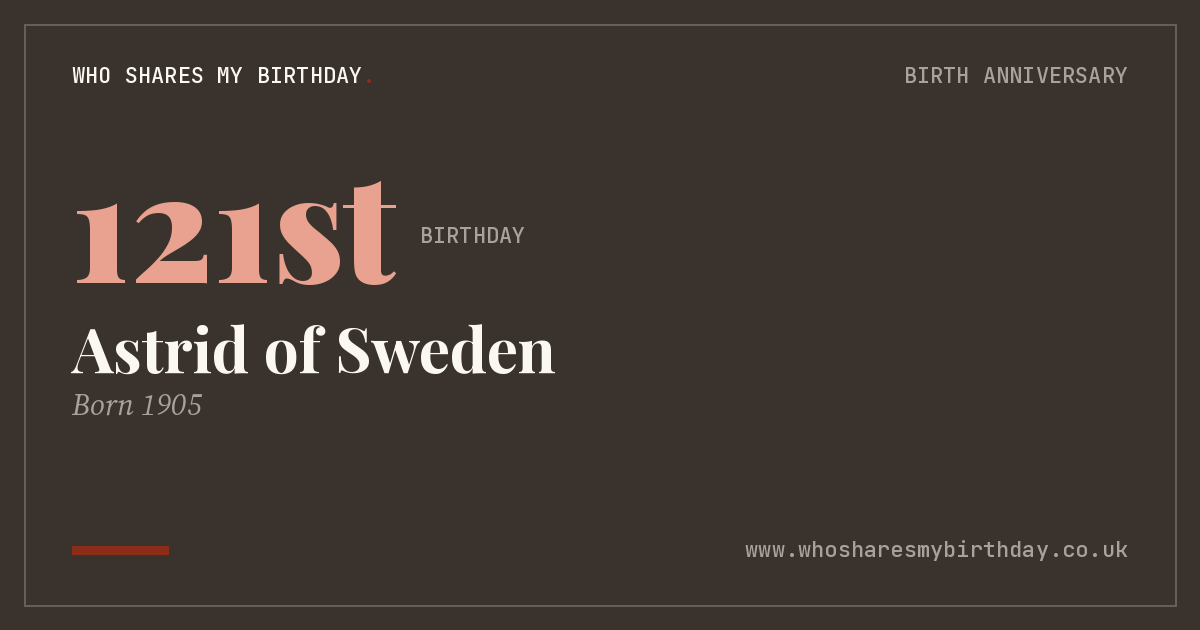 Astrid of Sweden