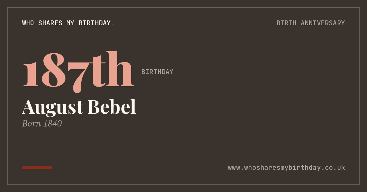 August Bebel