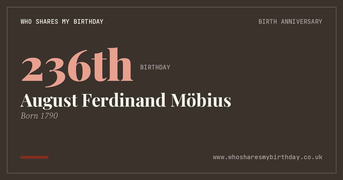 August Ferdinand Möbius
