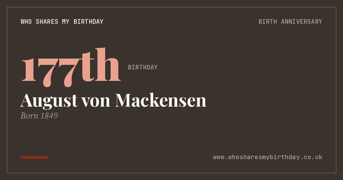 August von Mackensen