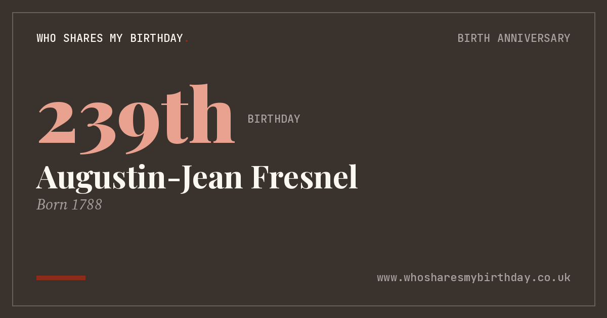 Augustin-Jean Fresnel