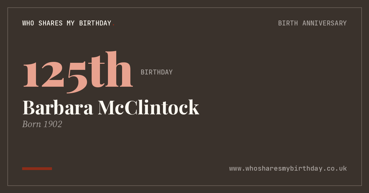 Barbara McClintock