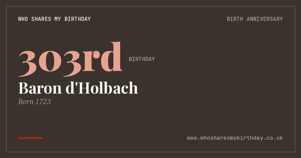 Baron d'Holbach