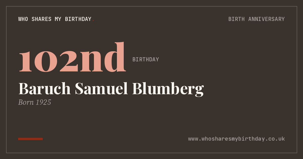 Baruch Samuel Blumberg