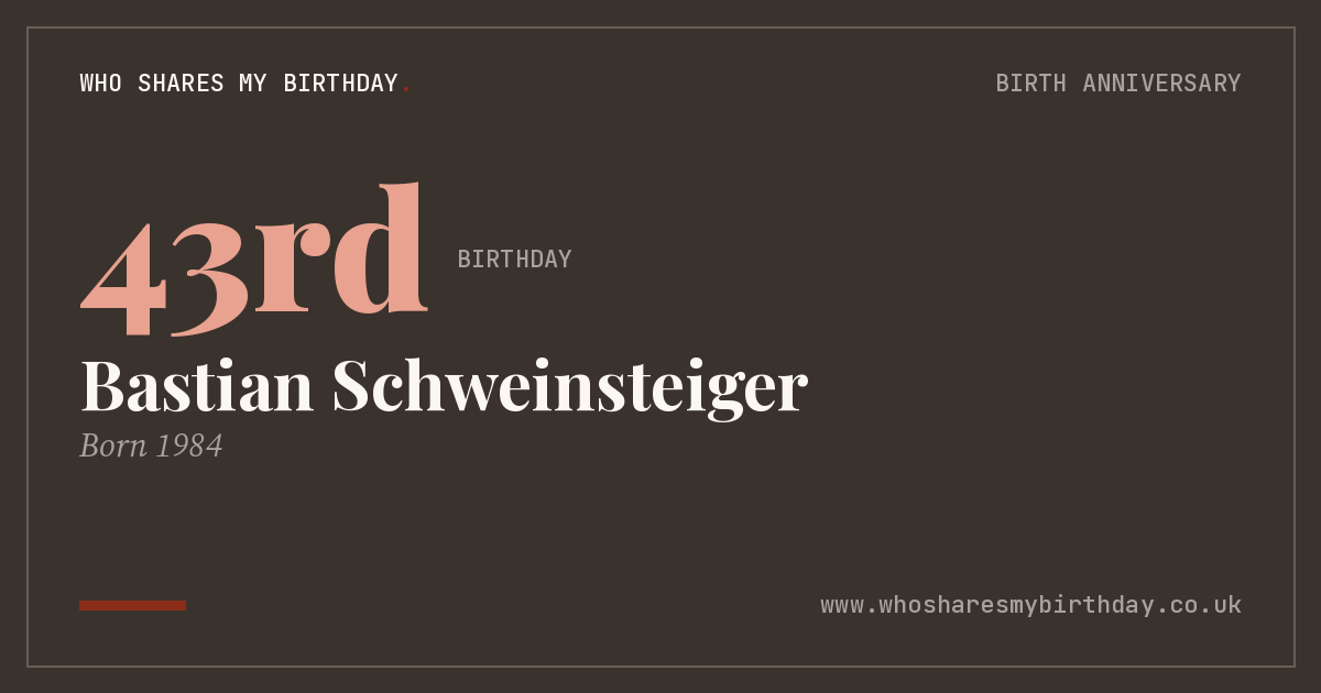 Bastian Schweinsteiger