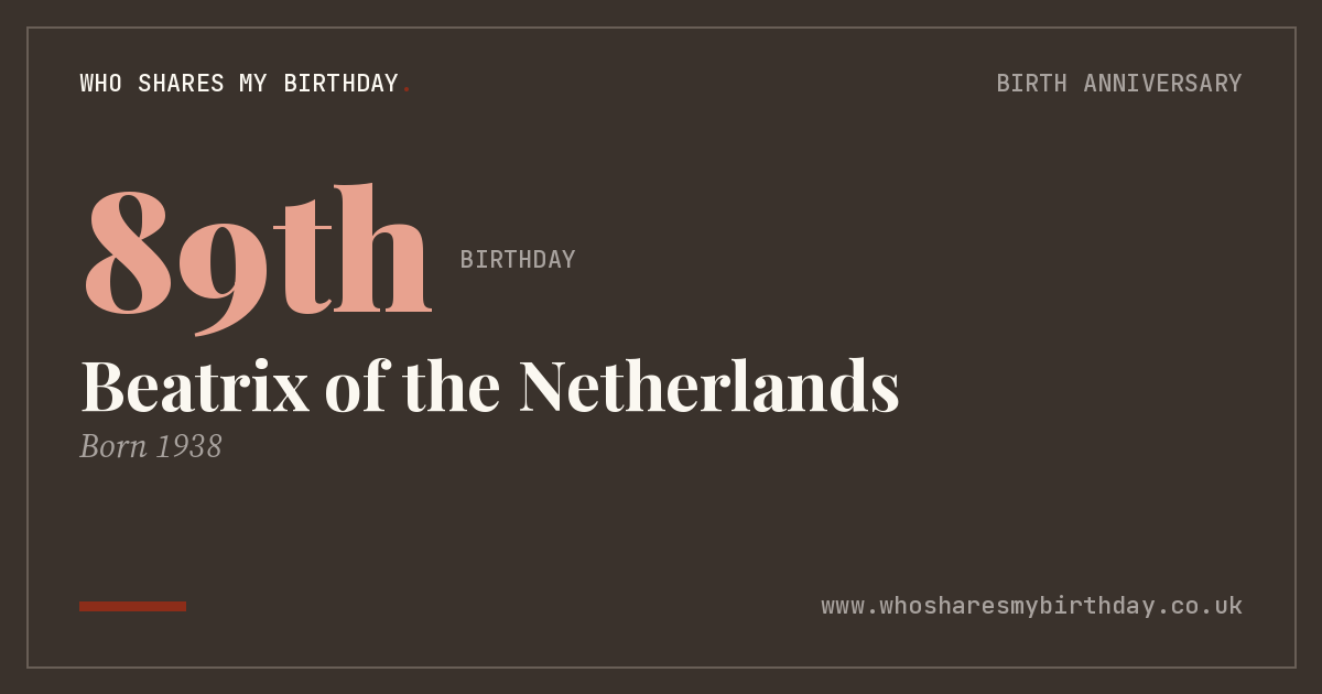 Beatrix of the Netherlands